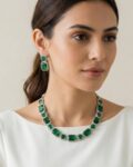 Ashley Diamond Necklace Set - Green
