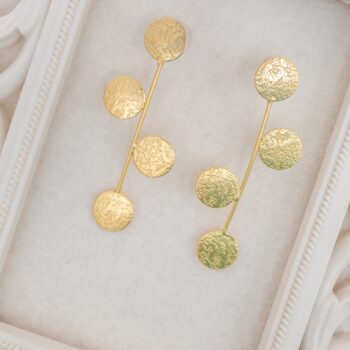 Inaya Gold Coin Earrings