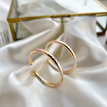 Katy Mixed Metal Hoop Earrings