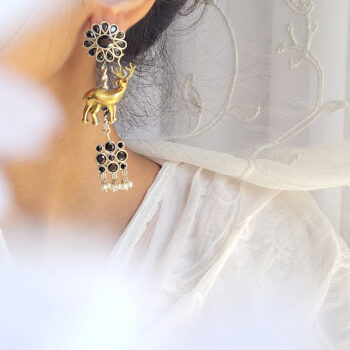 Hirni Earrings - Black