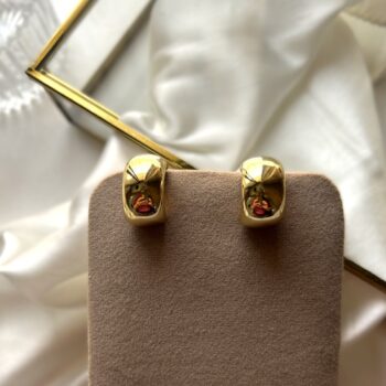 Adele Chunky Gold Hoop Earrings