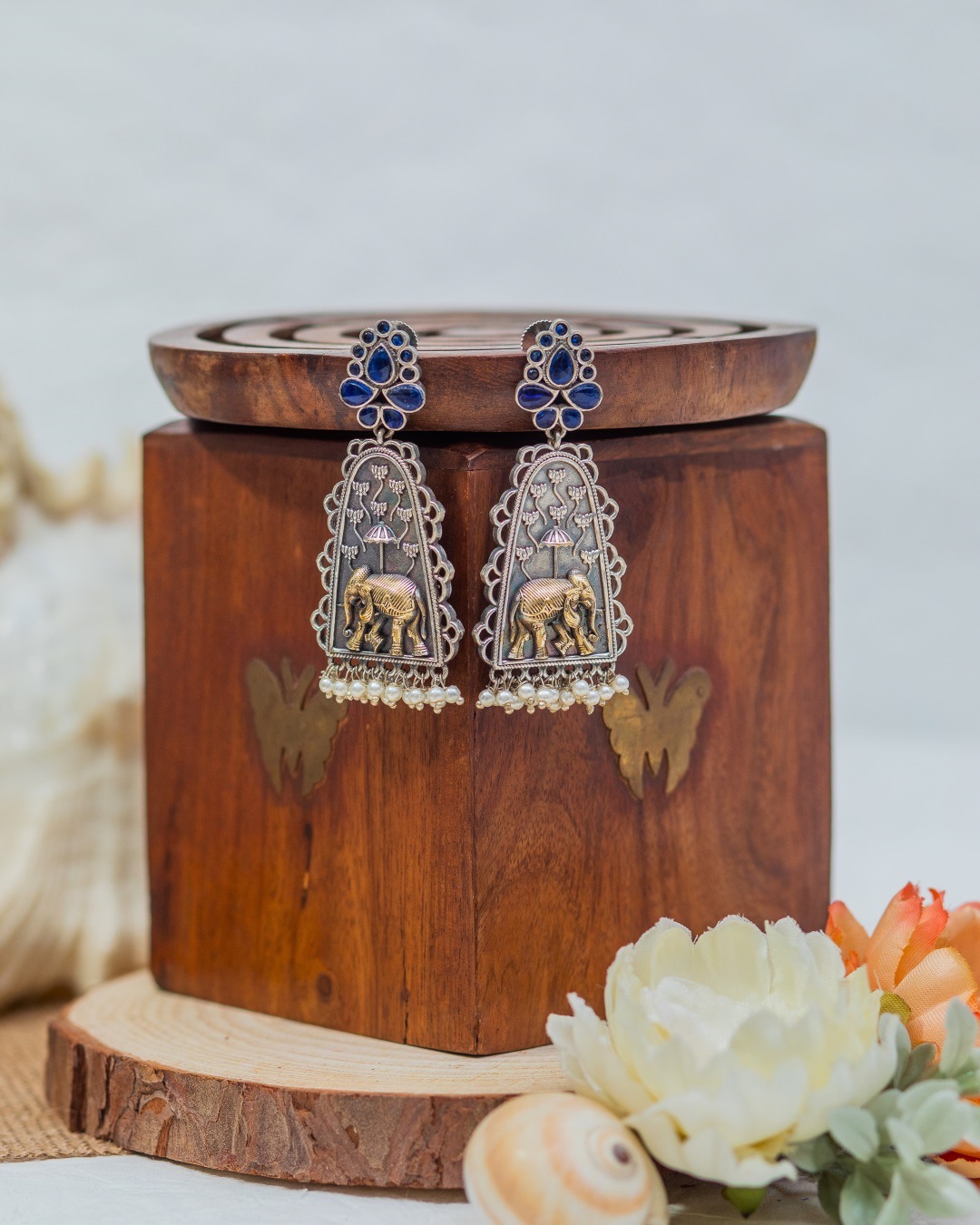 Airavat Elephant Earrings