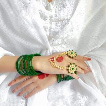Lalita Dual Ring - Green