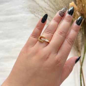 Modern Arrow Statement Ring