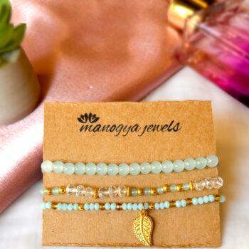 Blue Stardust Bracelet Stack