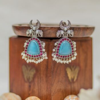 Farida SLA Earrings - Blue