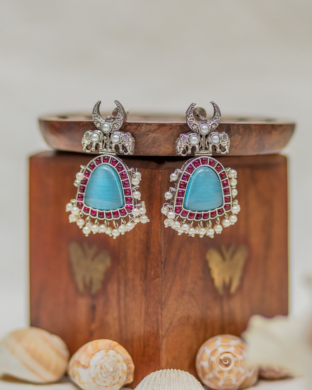 Farida SLA Earrings - Blue