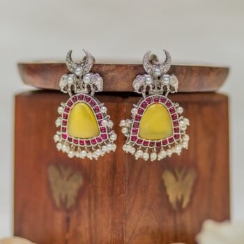Farida SLA Earrings - Yellow