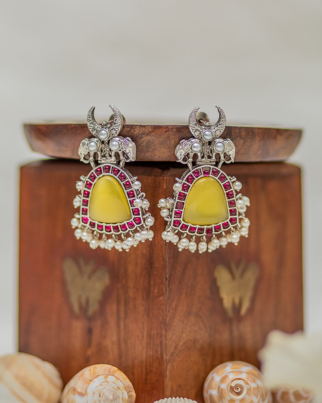 Farida SLA Earrings - Yellow
