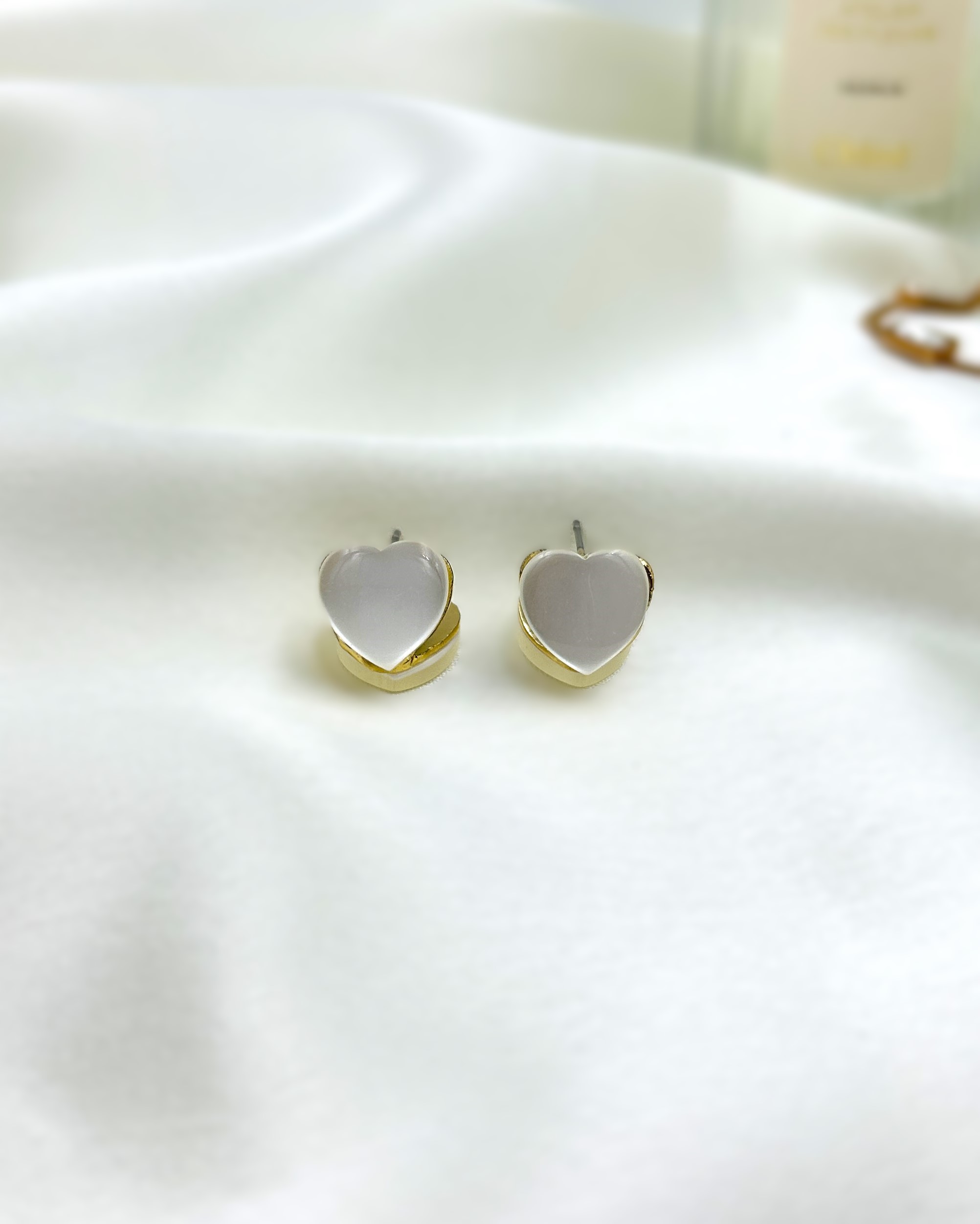 Paris Heart Studs