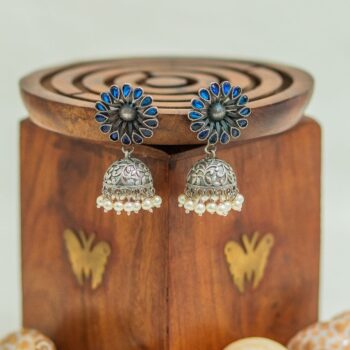 Isha Jhumki - Blue