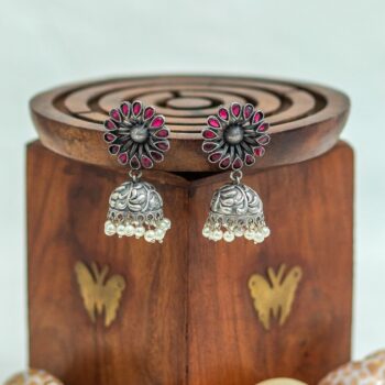 Isha Jhumki - Maroon