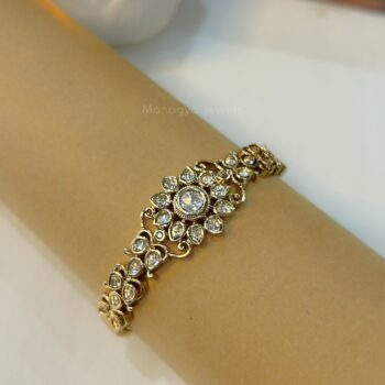 Jasleen Openable Polki Bracelet