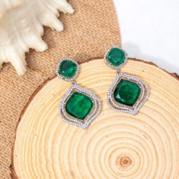 Leisha AD Earrings - Green