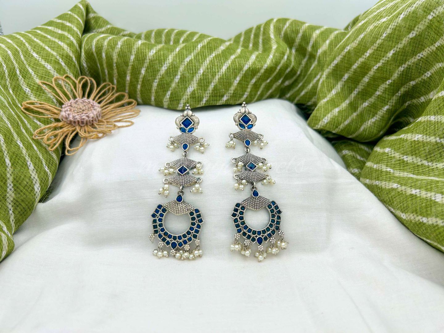 Mandira Silver Earrings