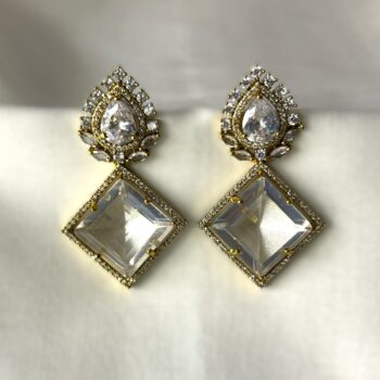 Orion AD Prism Earrings - Gold