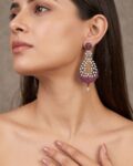 Parna Ruby Pavé & Diamond Chandelier Earrings