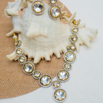 Prisha Polki Necklace Set