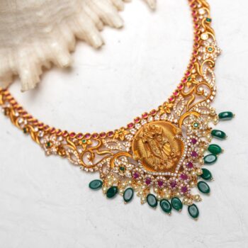 Radha Krishna Necklace Set