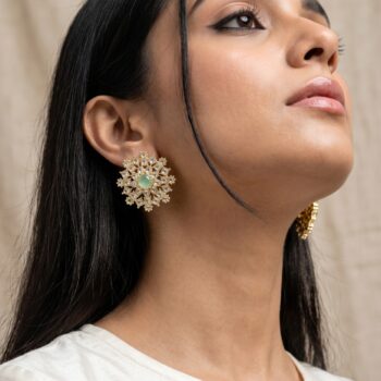 Rahat Studs - Seagreen