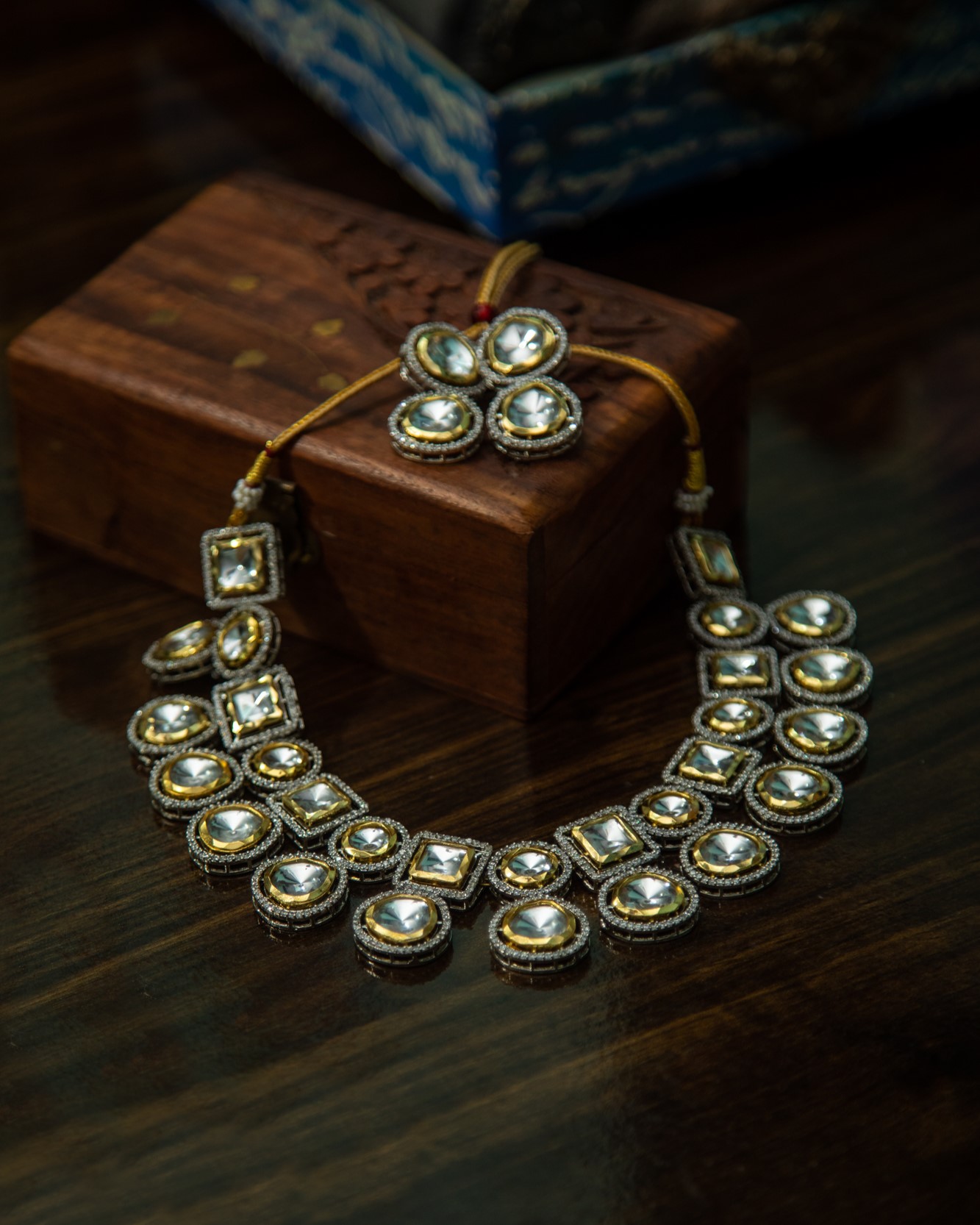 Saya Polki Necklace Set