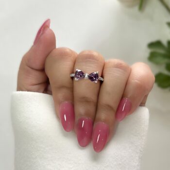 Verona Bow Ring - Purple