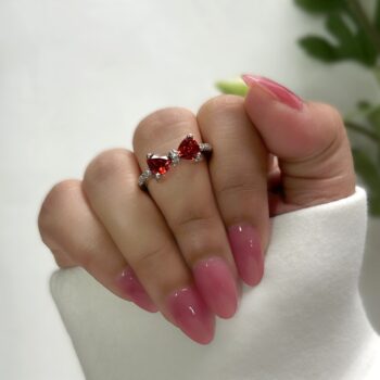 Verona Bow Ring - Red