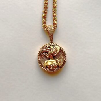 Virgo Zodiac Pendant Chain - White