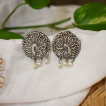 Mahi Peacock Studs