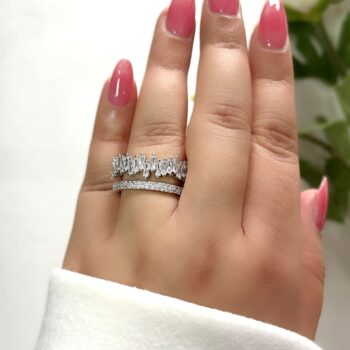 ZigZag Dual Band AD Ring
