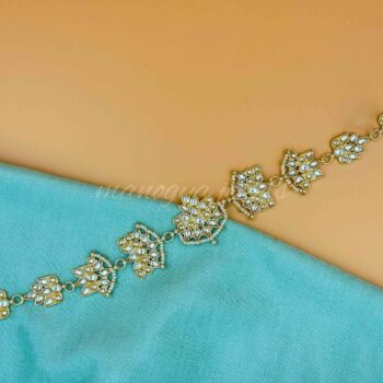 Kalyani Lotus Kundan Mathapatti