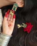 Gomati Earrings - Green