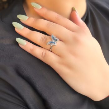 Butterfly Ring - Blue