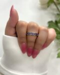 Rachel Anti-Tarnish Band Ring - Lavender