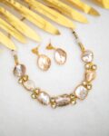 Ramona MOP & Kundan Choker Necklace Set