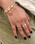 Rosy Bracelet & Ring Combo