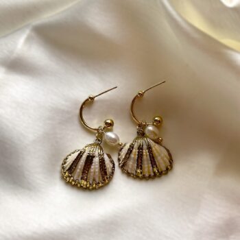 Shell Hoop Earrings