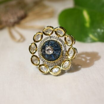 Saanjh Kundan Ring