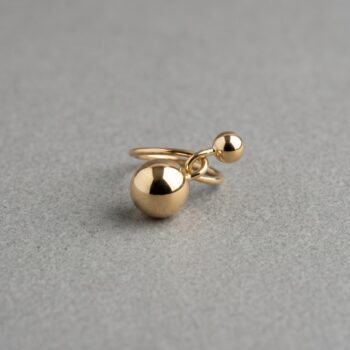 Zara Golden Spheres Ring