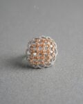 Alifa Champagne Stone Cocktail Ring