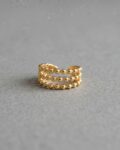 Ava Gold-Plated Band Ring