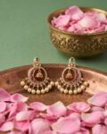 Sudeshna Gold-Plated Chand Jhumkis