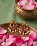 Devyanti Gold-Plated Elephant Chandbalis