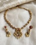 Gaja Gold-Plated Elephant Necklace Set
