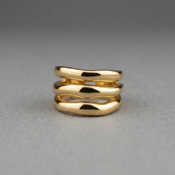 Matilda 3-Layer Gold-Plated Ring
