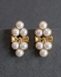 Perla Gold-Plated Pearl Statement Earrings