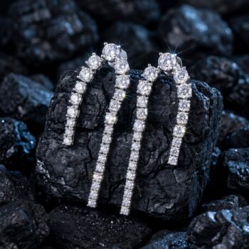 Sylvie Long CZ Drop Earrings